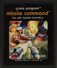 Missile Command Game Cartridge