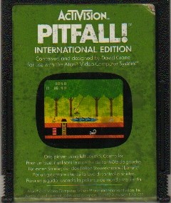 Pitfall Game Cartridge