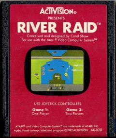 River Raid Cartridge scan