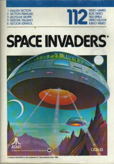 Space Invaders Instruction Manual Cover