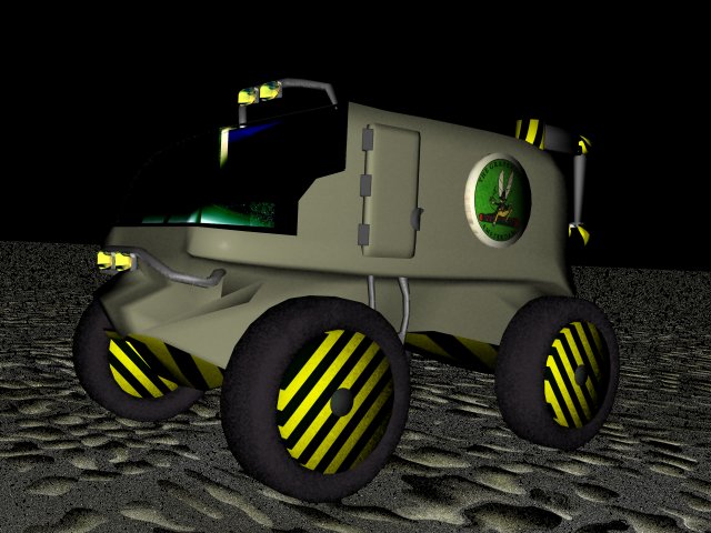 all terrain vehicle - lunar landscape2 -