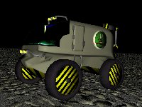 all terrain vehicle - lunar landscape2 -
