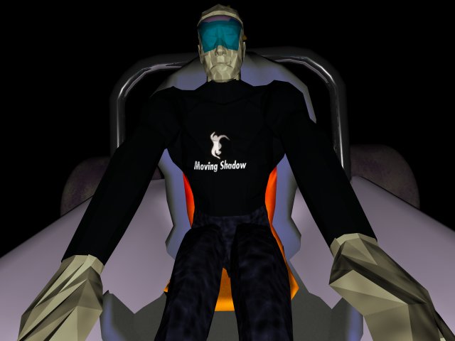 the moving shadow - animation frame -