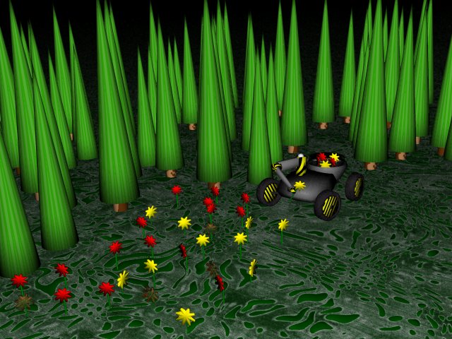 the flower picking bot - animation frame -