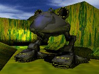 ray traced z-bot - green terror terrain -