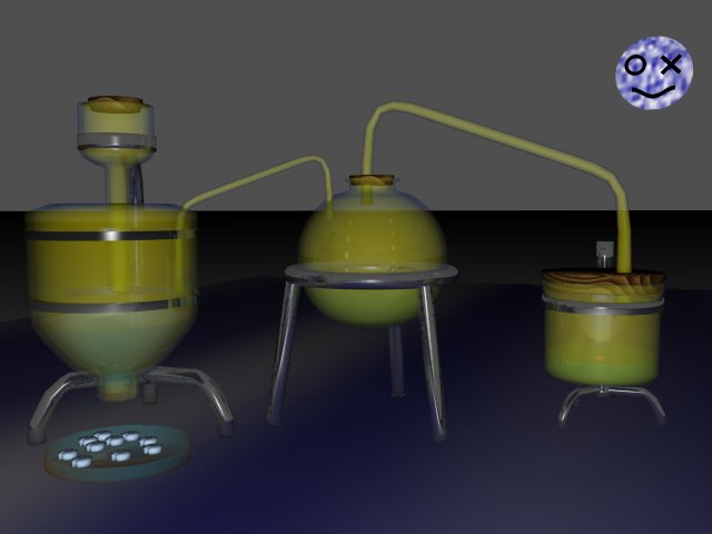 the chemical lab - night club flyer -