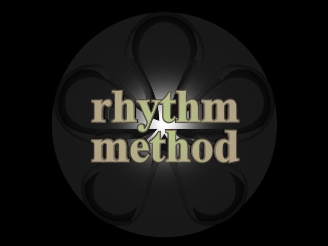 rhythm method - cd cover and label -