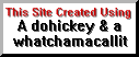 This Site Created Using A dohickey & a whatchamacallit