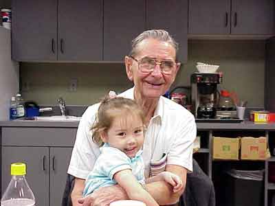 Grandpa and Krysta...."I just love my Grandpa!"