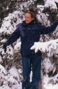 Libby in snow