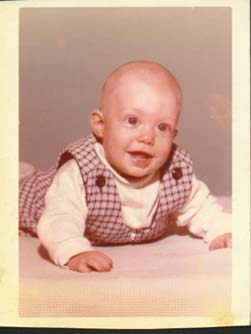 Steven as a baby