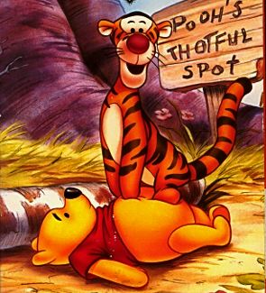 Pooh's Thotful Spot!   Welcome from Tiger!!!!