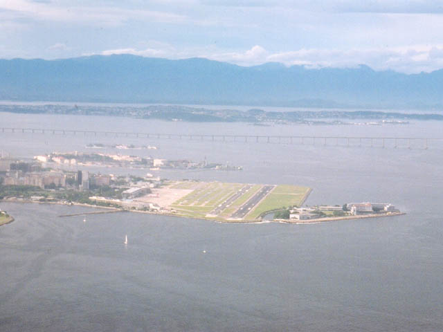 Airport and bridge