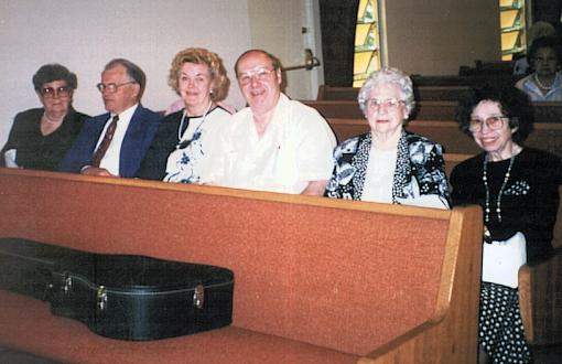 June and Glenn Mattson, Lynn and Ron Warren, Mildred Schill and Joy Larson