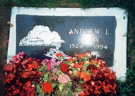 Andrew John's Grave