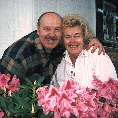 Ron Warren with his lovely Lynn