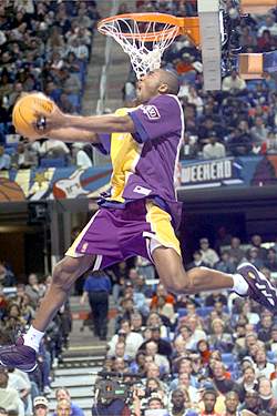 Kobe With The Reverse Dunk In The Contest