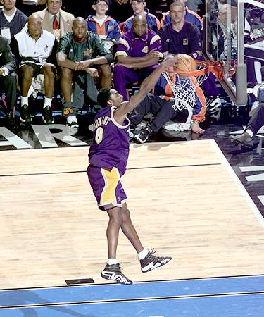 Kobe Converts The 360 Tomahawk Jam In The All-Star Game