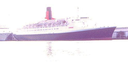 QE2 in the Port of Miami by Mr Glenn Dispoto of Miami.