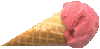 Pink Ice Cream Cone