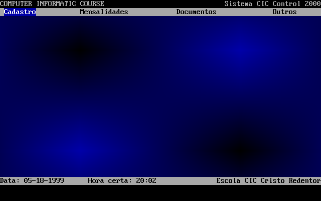 Tela Principal - CIC Control 2000