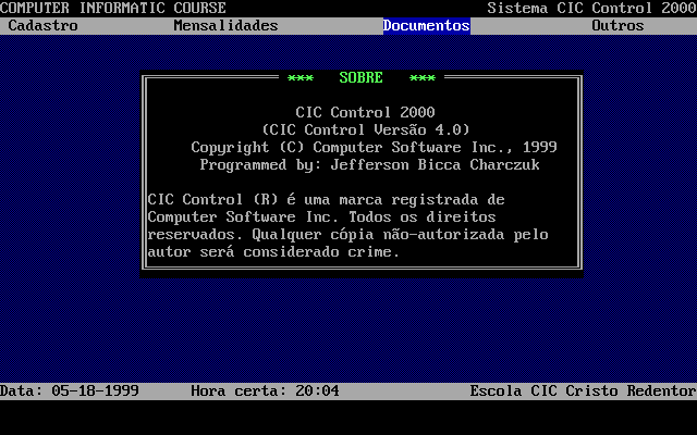 Janela Sobre - CIC Control 2000