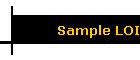 Sample LOI