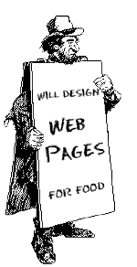 will design web pages for money