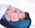 baby in bath