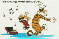 Calvin and Hobbes Dancing