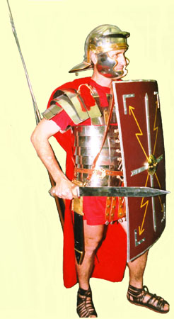 Roman Soldger in his armor