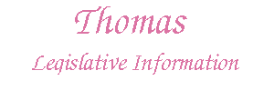 Thomas-Legislative Information