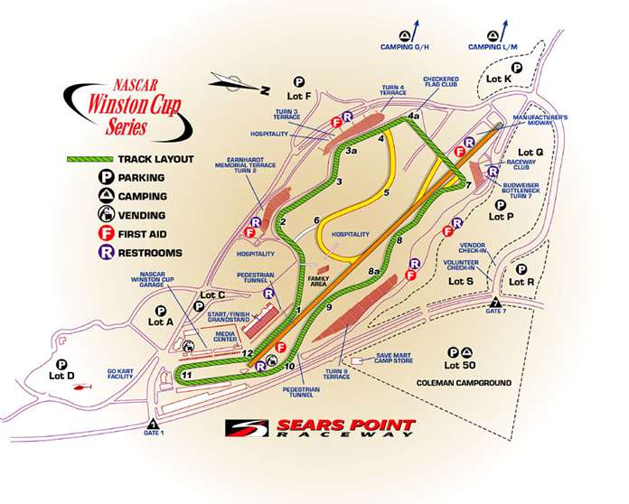 Sears Point Map