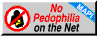 No Pedophilia on the Net logo