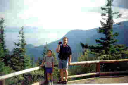 That's the Puget Sound Behind us