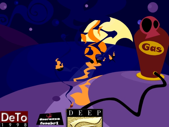 Thumbs srl, ambientazione per animazione - Photopaint 7, CorelDRAW 7