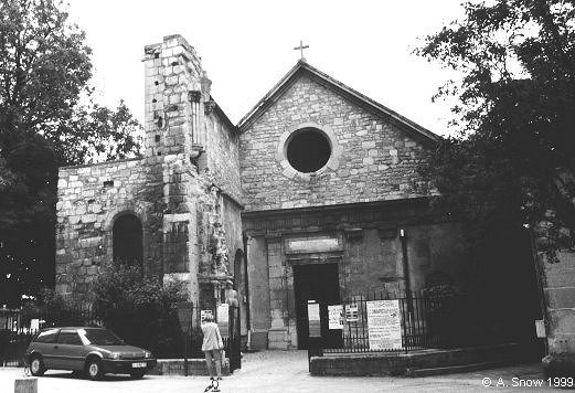 St. Julien le Pauvre, west front.