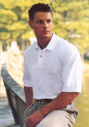 Golf Shirt, no pocket, short sleeve, emb. logo on left chest.