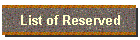 List of Reserved