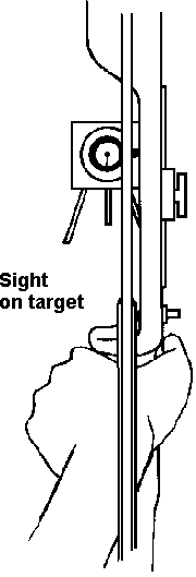 Sight on target
