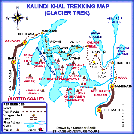 Map of Kalindi Khal