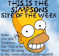 Simpson's Site of the Week