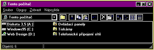 Ukazka nezvladnutych ikon Windows95