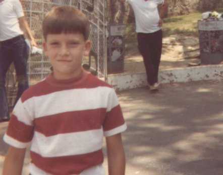 Mickey at Graceland in 1978.