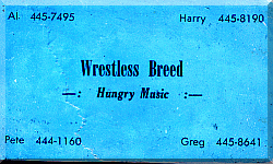 The WRESTLESS BREED and The LEFTOVERS