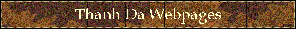 Thanh Da Webpages