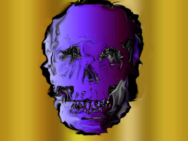 A dull colored Skull