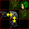 Grid diagram of a blocking tree