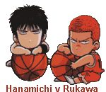 Imagenes de Hanamichi y Rukawa