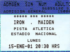 Maiden 2001